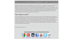 Desktop Screenshot of ninjabrowse.com