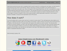 Tablet Screenshot of ninjabrowse.com